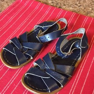 Navy SALT WATER shoes